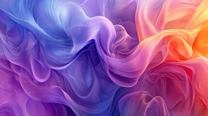Obraz premium Abstract background with a seamless blend of colors creating a fluid and harmonious visual effect