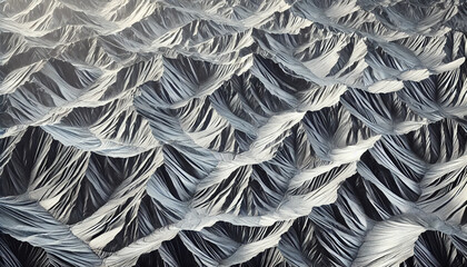 Close-up texture photo of zinc surface taken directly from above with light reflections and shadows