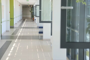 Corridors Clean Room in science lab