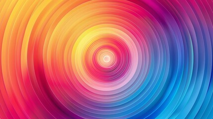 Prismatic Circle Gradient Waves