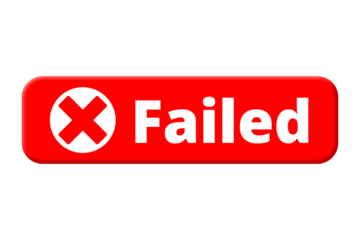 Failed icon png