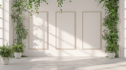 The elegance in Simplicity Minimalist Studio is set against a beautiful floral backdrop