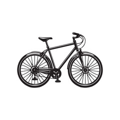 Fototapeta premium bicycle isolated on white background