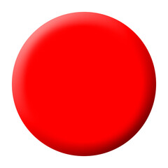 red glossy button