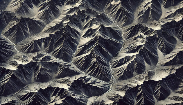 Detailed texture of ytterbium with light reflections and shadows