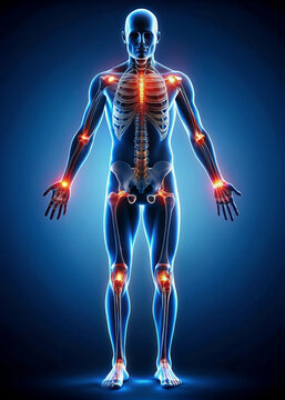 3d rendered illustration of a skeleton