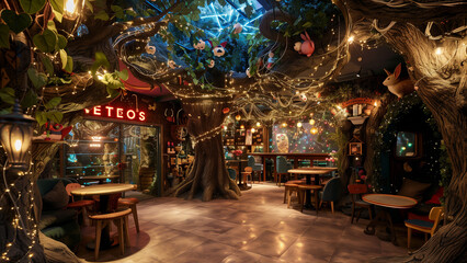 Enchanted Forest Cafe: A Whimsical Retreat
