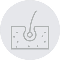 Scalp Care Line Grey Circle Grey