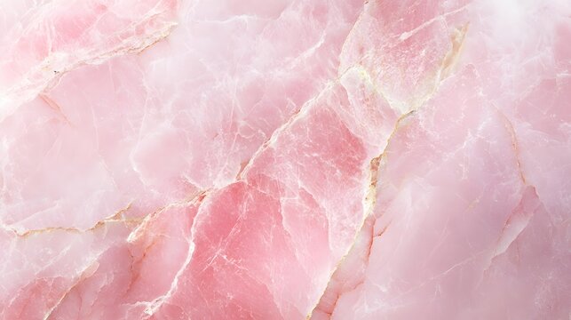 Pink marble texture, soft rose quartz veins, delicate pastel patterns, smooth polished surface, elegant stone background, gentle pink hues, subtle white streaks, luxurious material.