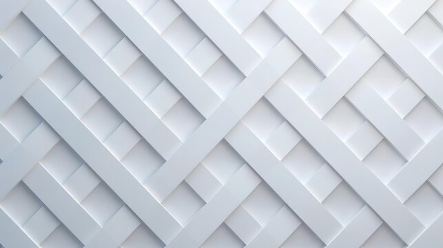 White lattice pattern background.