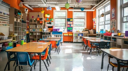 Colorful Classroom Promoting Empathy and Inclusion with Engaging Learning Activities
