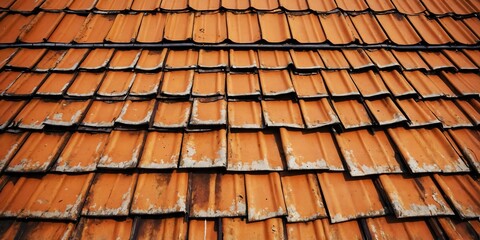 vintage roof orange grungy texture for banner backgrou background