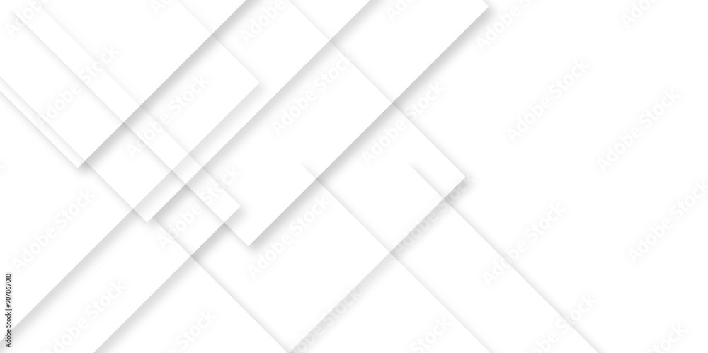 Aufkleber Abstract geometrical white with triangle background. Dynamic and seamless retro pattern stripes abstract white geometric background vector illustration shine and layer element for presentation.	
