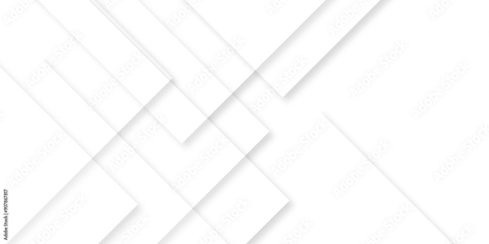 Aufkleber Abstract geometrical white with triangle background. Dynamic and seamless retro pattern stripes abstract white geometric background vector illustration shine and layer element for presentation.	
