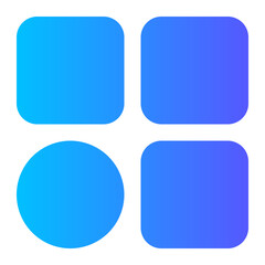 uniqueness gradient icon