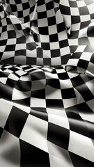 white and white checkerboard abstract background illustration copy space design
