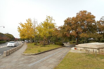 Famous tourist destinations in Osaka, Japan