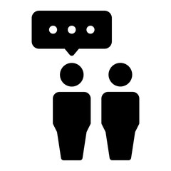 brainstorm glyph icon