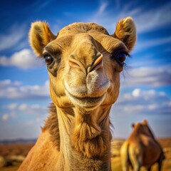 Majestic Camel in the Desert