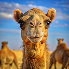 Obraz premium Majestic Camel in the Desert