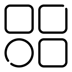 uniqueness line icon