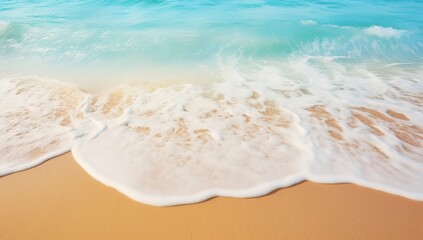brown sand waves on the beach as a background. Beautiful natural background at the summer