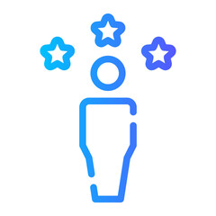 leader gradient icon