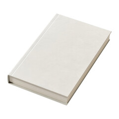 Fototapeta premium blank book cover on white background render ultra 