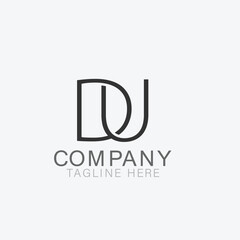letter logo design Free vector