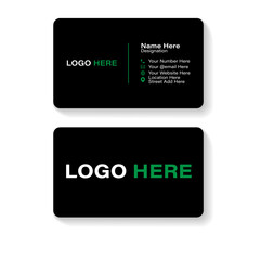 Modern creative business card design