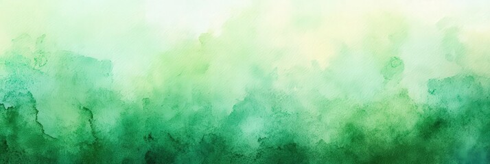 Obraz premium Abstract Watercolor Green Background