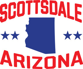 Scottsdale Arizona Vector