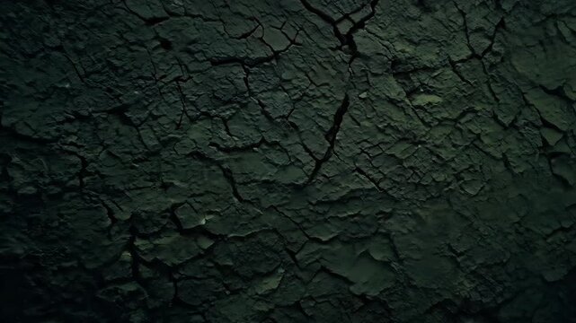 Texture of cracked earth in dark shades. Concept: drought, climate change and environmental issues