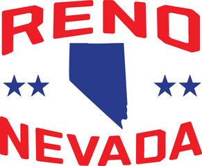 Reno Nevada Vector
