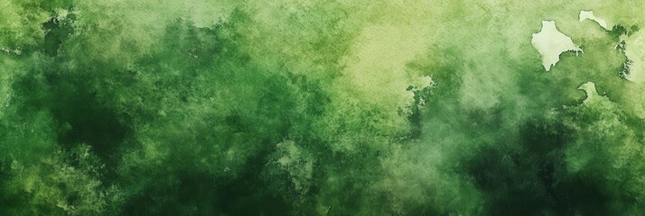 Obraz premium Abstract Watercolor Green Background