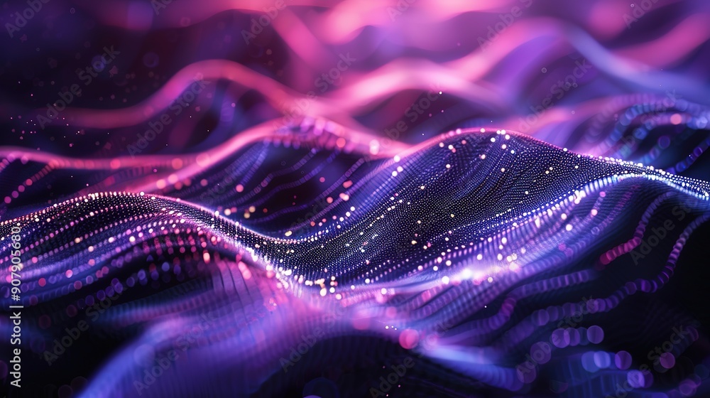 Poster wonderful modern technology background with plexus design