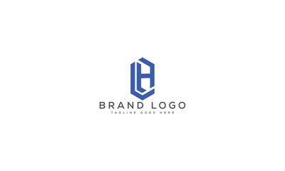 Obraz premium letter LH logo design vector template design for brand.