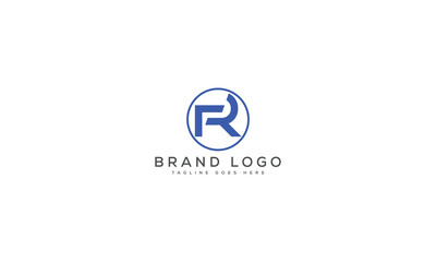 letter FR logo design vector template design for brand.