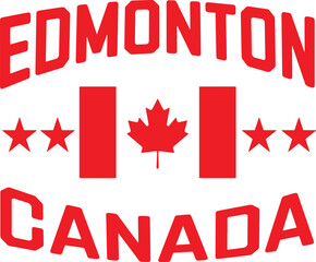 Edmonton Canada Vector