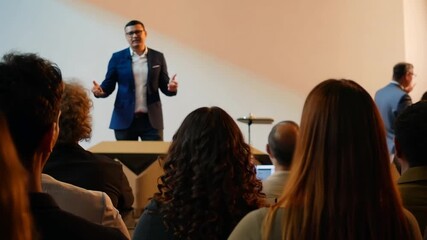 Audience Engaged With Lecturer at Workshop on Professional Development Generative AI