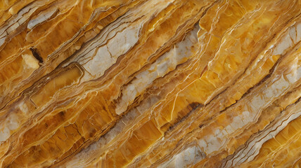 golden quartzite with a sparkling appearance and layered patterns