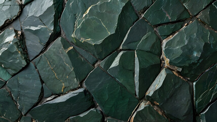 green slate with a polished surface and visible mineral grains