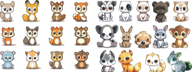 There are many animal looking out lines for wall stickers. Koalas, cats and pandas, cartoon elephants and sloths, modern graphic design for today's environment