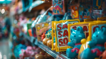 Colorful Toys in a Store.