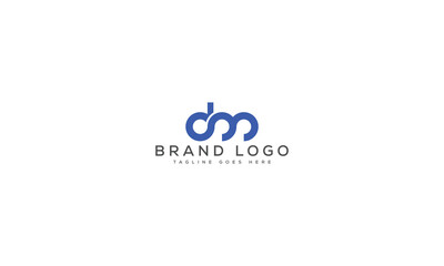 Fototapeta premium letter DM logo design vector template design for brand.