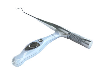 Obraz premium High-tech dental instrument with ergonomic design, suitable for precision work in dental clinics. Ideal for professional dental use.