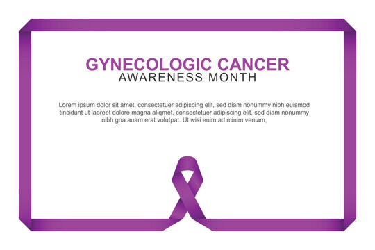 Gynecologic Cancer Awareness Month background.