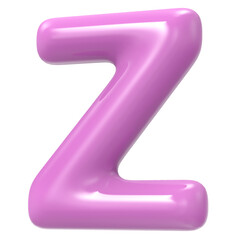 Z Font 3D Render