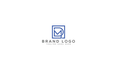 Obraz premium letter DM logo design vector template design for brand.