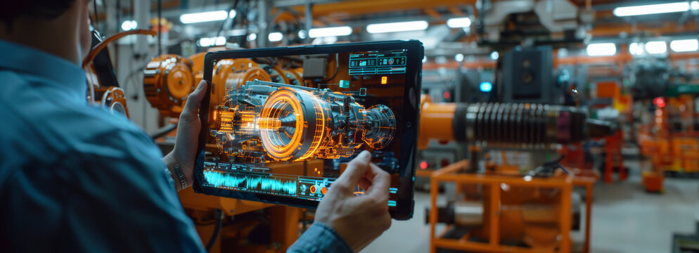 Cutting-edge Engineer Uses AR to Design Electric Generator at Industry 40 R&D Center